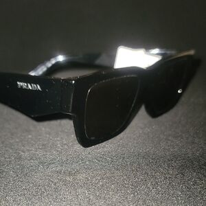 Prada Glossy Black Designer Sunglasses